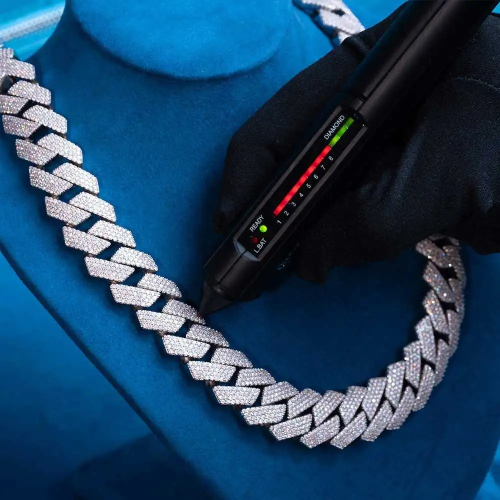 vivi　wjk IVXLCDM ×wjk slim chain neck Wycian Cubic Zirconia Chain, Box Chain Necklace for Women