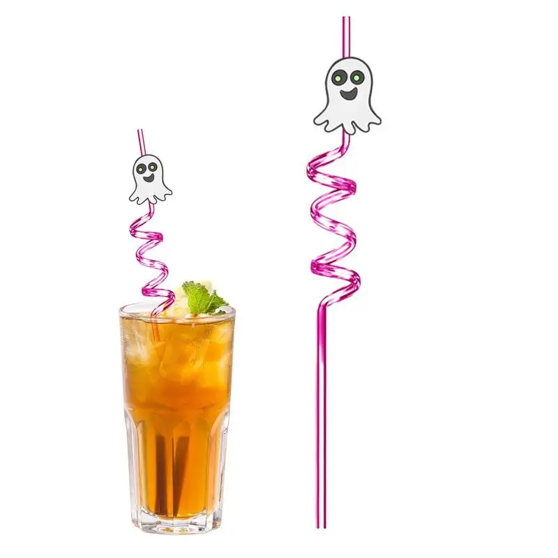 

Halloween Straws Scary Halloween Cocktail Straws For Kids Adults Seasonal Decor For Home School Friend's Gathering Halloween