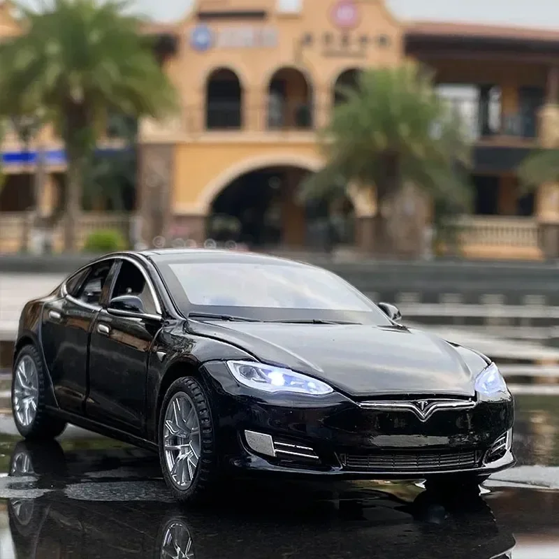 1:32 Tesla MODEL X  MODEL 3 MODEL S Alloy car models, toys, gifts, and ornaments 3