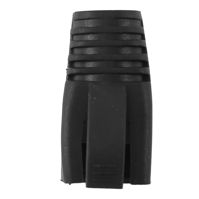 CAT7 네트 케이블용 블랙 헤드 재킷, RJ45 부츠, 방진 보호, 내경 7mm, 100 개