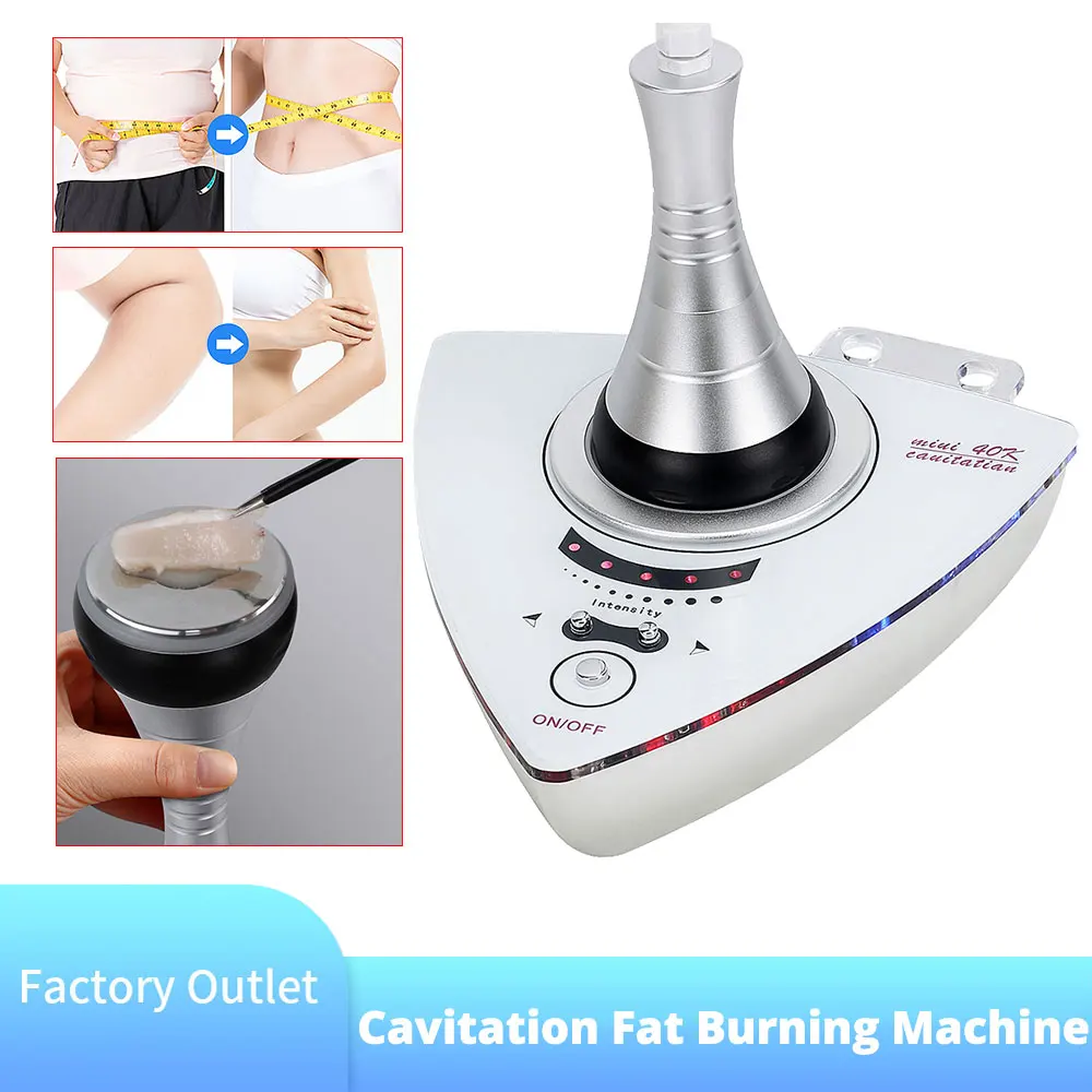 

40KHZ Ultrasonic Cavitation Fat Burning Machine Lose Fat Body Slimming Machine Skin Tighten Anti-Wrinkle Beauty Body Shaping