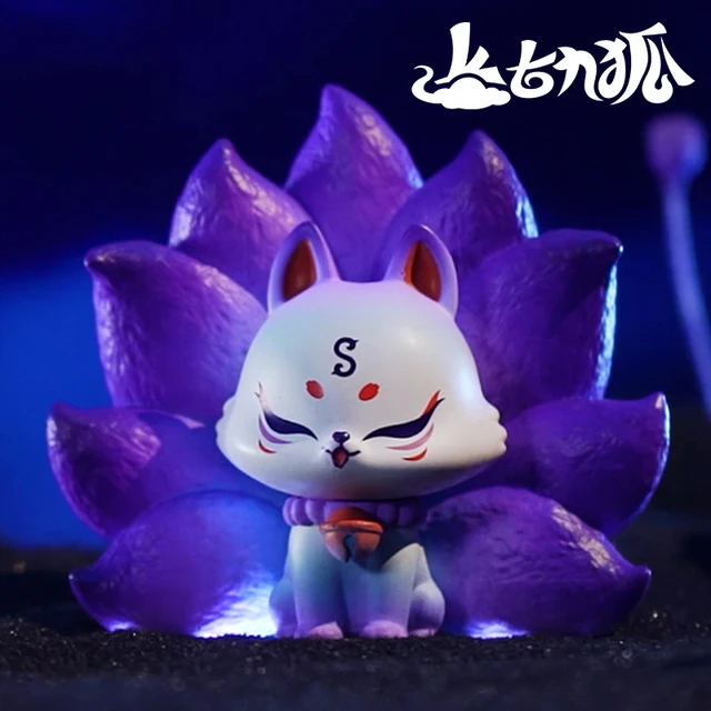 New Ancient Nine Fox Xiuxian Series Blind Box Nine Tail Fox Hand Office Aberdeen Cute Girl Heart Fox Fairy Decoration Gift Toy 5