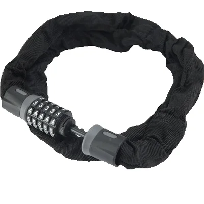 Bicycle 5-digit anti-theft extended and bold electric password chain lock, cycling equipment_voghion.com