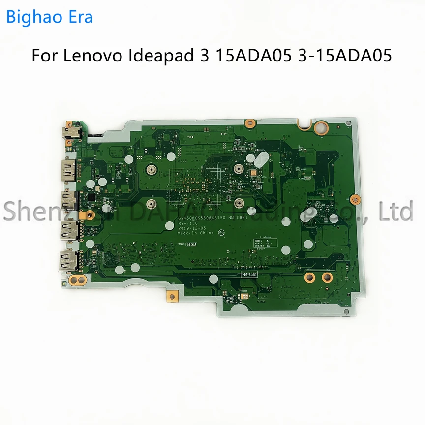 Placa-mãe Portátil para Lenovo Ideapad 15ada05 315ada05 Laptop Ym3050 R33250 R5-3500 R7-3700 Cpu 4gb de Ram 5b20s44375 Nm-c821 - Imagem 2