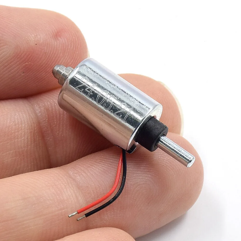 DC 7.4V 9V 12V Mini 10MM Cylindrical Suction Push-Pull Type Linear Solenoid Electromagnet Stroke 5.5mm DIY Fingerprint Lock push pull electromagnet