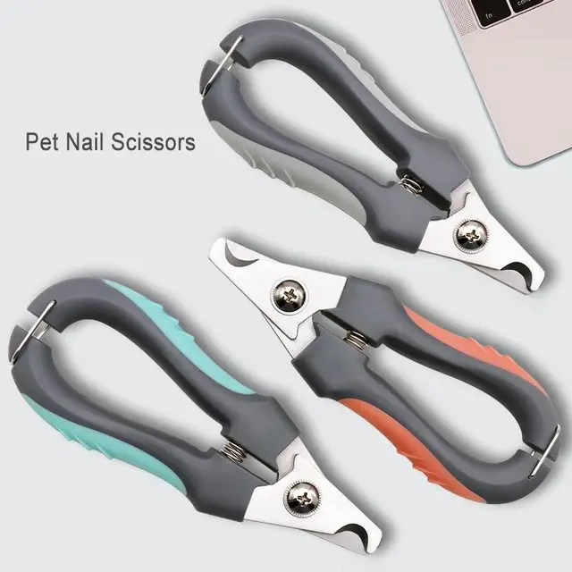 Professional Pet Dog Nail Clipper Cutter Stainless Steel Grooming Nail Toe Claw Scissors Clippers for Animals Cats Pet Supplies 2