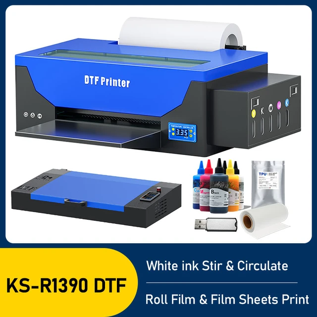 5 Color DTF Conversion Kit For Use In Tank Printers