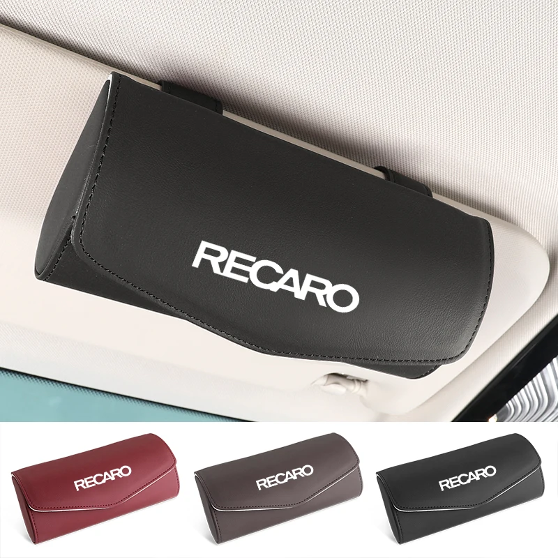 Scatola Portaoggetti Per Occhiali Da Sole Per Auto Custodia Per Occhiali Con Visiera Parasole Accessori Per Occhiali Da Vista Per Accessori Per Auto D