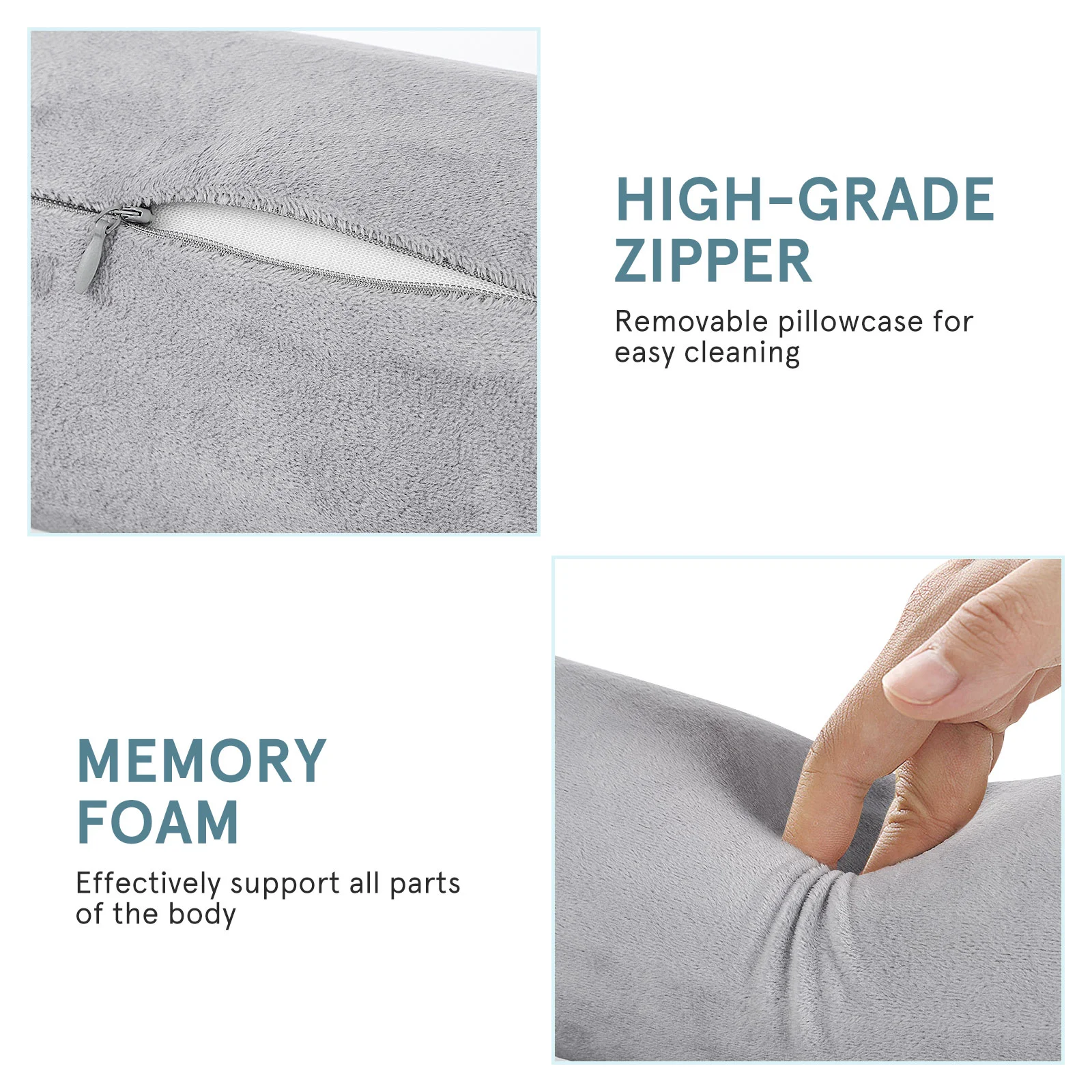 Cylindrical Cervical Pillow Memory Foam Cylinder Round Cotton Small Natural Sleeping Habits Spine Lumbar Polyurethane Bolster 3