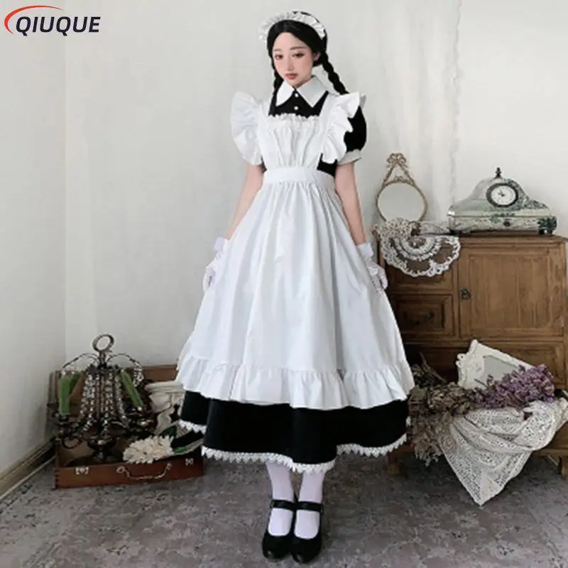 Britânico Lolita Maid Vestido Cosplay Trajes Anime Figura Vestido De  Halloween Trajes Para Mulheres Masculino Terno Role Play Roupas Uniforme -  Trajes De Cosplay - AliExpress