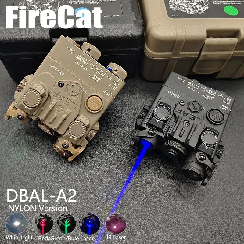 

Тактический нейлоновый высокомощный зеленый лазерный ИК-прицел DBAL A2 для страйкбола, стробоскопический фонарик с переключателем давления PEQ15