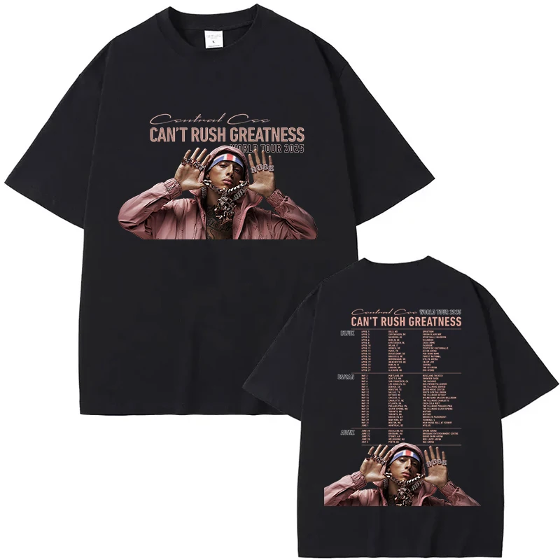 Central CEE Album Can't Rush Greatness World Tour T-shirt Cotton