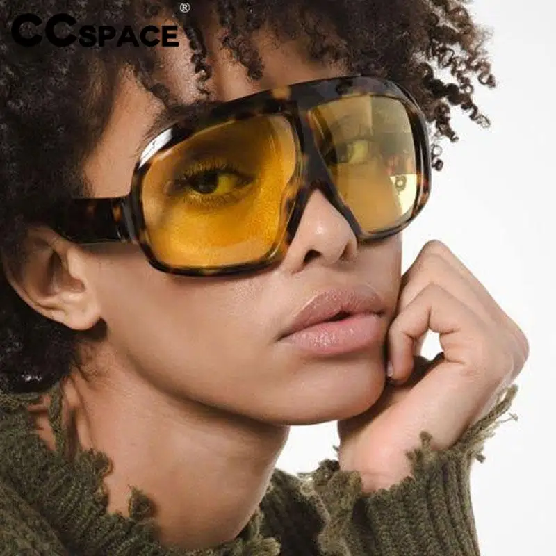 56631 Übergroße Punk-Sonnenbrille für Herren und Damen, modisch, große Größe, UV-Schutz, Reitbrille, Uv400