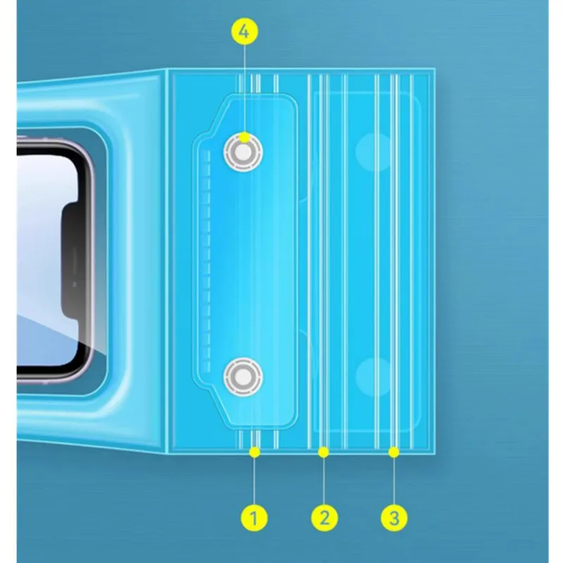 Universal Swim Waterproof Transparent Phone Bag For iPhone 16 15 14 Pro Max Floating Airbag Samsung S24 S23 Xiaomi Huawei Cover