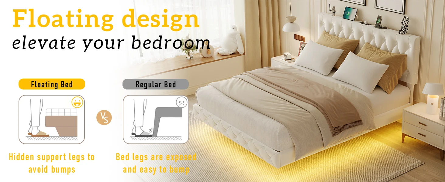 full size bed frame with drawers