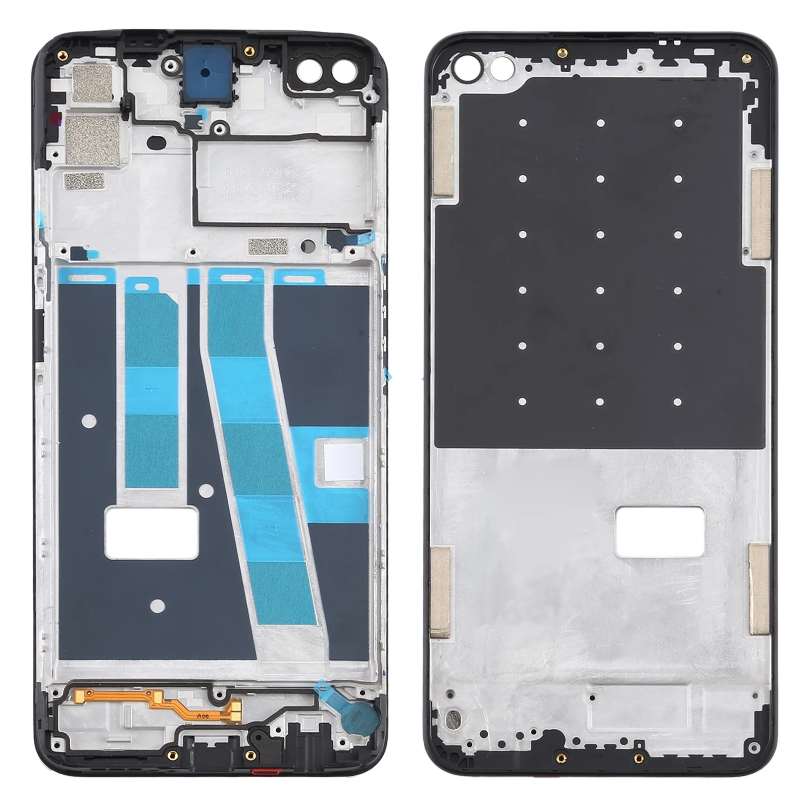 

Front Housing LCD Frame Bezel Plate for OPPO A52/A92 CPH2061 / CPH2069 (Global) / PADM00 / PDAM10 (China)