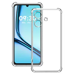 Airbag Shockproof Soft Silicone Transparent Phone Case Cover for Realme Note 60X (FSKS)
