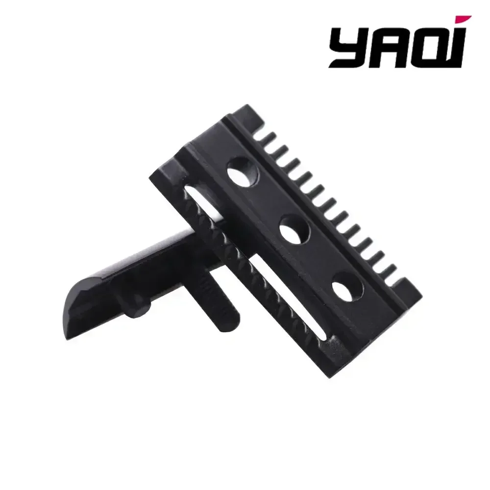 2026 Razor The FLIPSIDE by Yaqi Dual Comb Double Edge Razor Head - Black