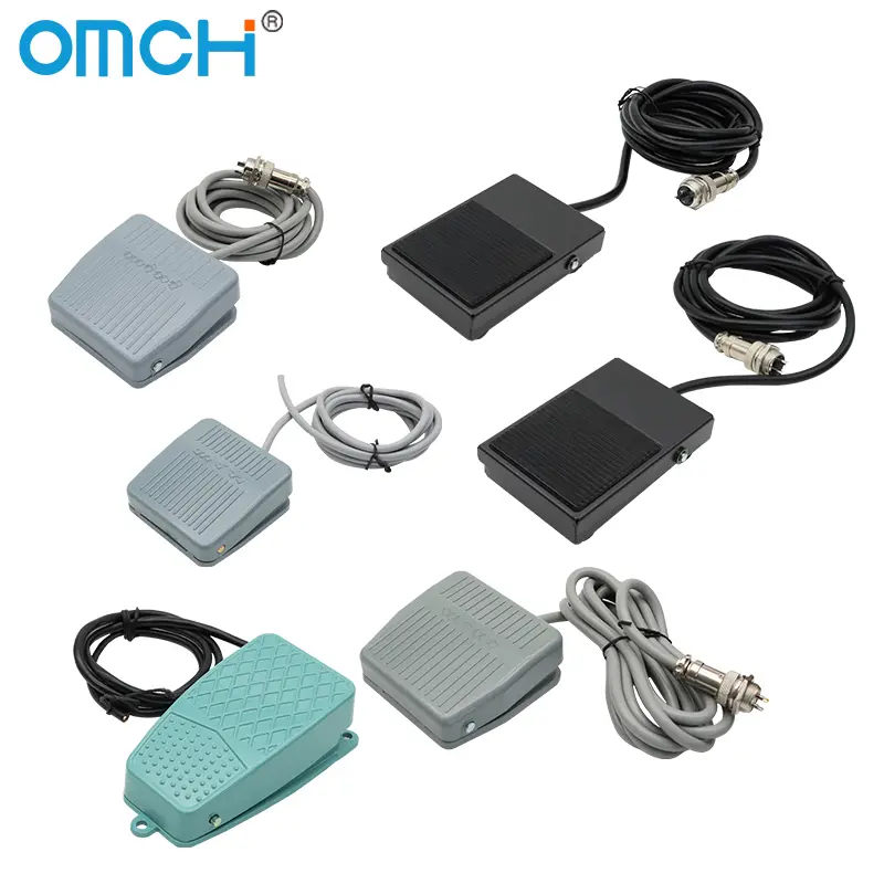 OMCH Foot Switch TFS201 Foot Switch LT4 Pedal Switch with Cable EKW-5A- B machine control switches - Image 5