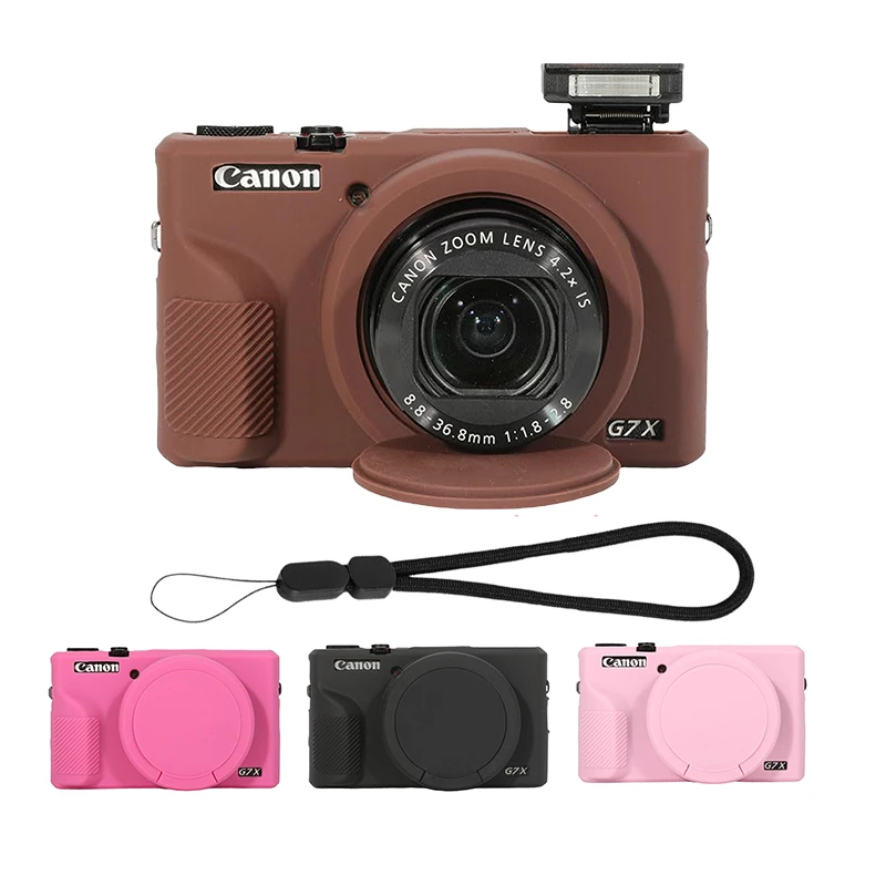 Silicone Case Camera Body Cover Protective Casing Camera Accessories For Canon G7XIII G7X3 Canon Powershot G7X Mark III