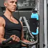 Water Bottle Bag Portable Gym Bottle Pouch with Phone Holder Attaches Magnetically To Metal Exercise Equipment Within Reach 5