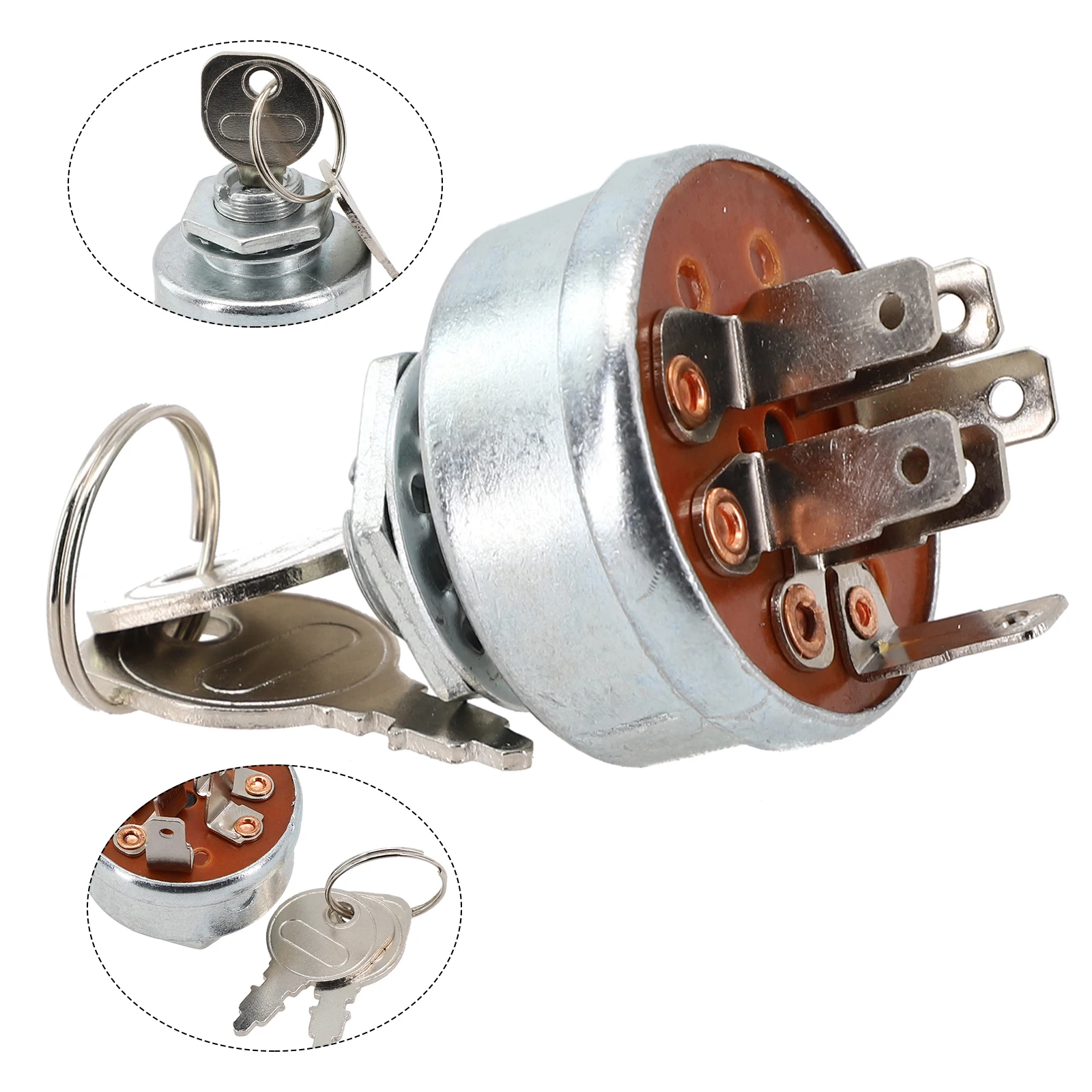 Ignition Starter Keyed Ignition Starter Switch for Toro Groundsmaster 172 322 325 Tractor High Quality Replacement