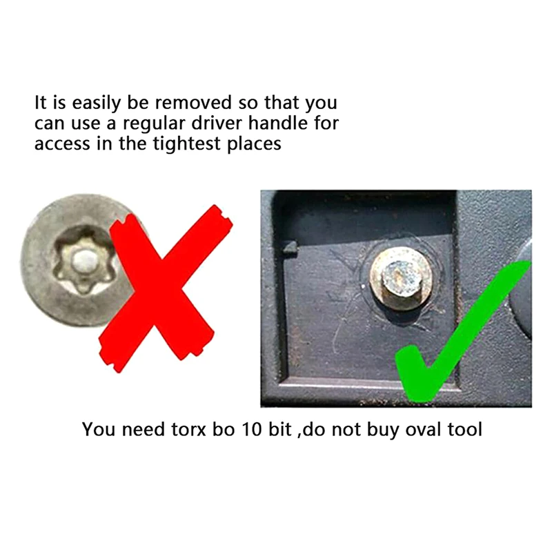 Coffee Machine Repair Screwdriver Tool - Special Drill Bit for Jura/Capresso/Krups Open Security Oval Head Screws Key