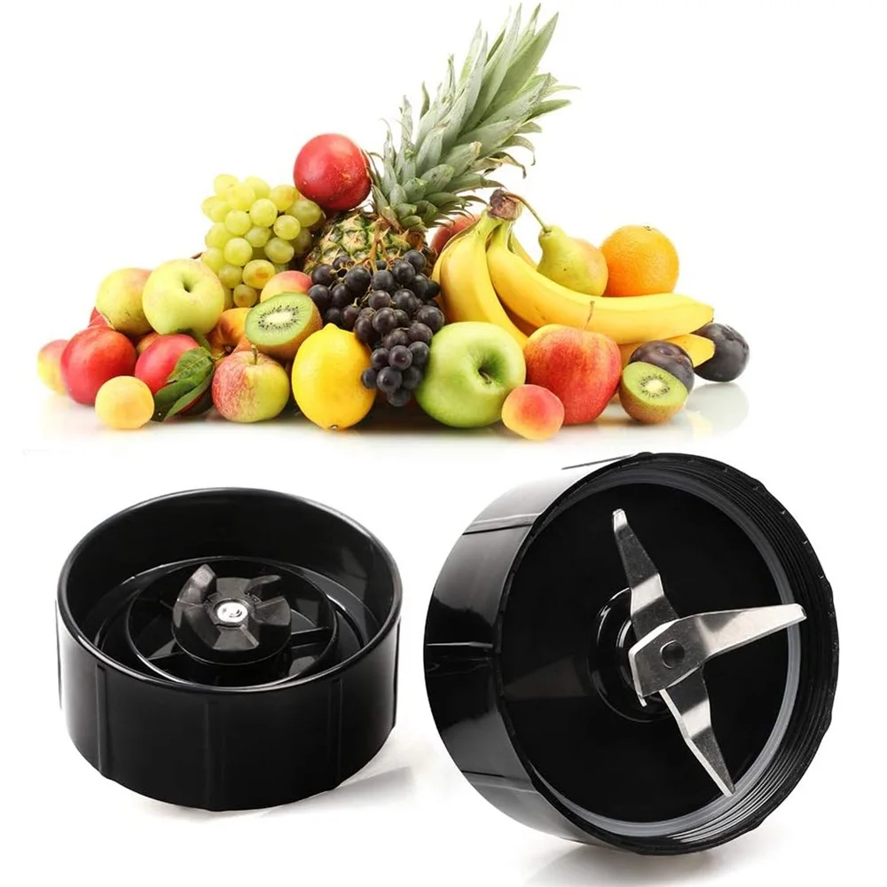 Cross Blades compatible with Magic Bullet 250W MB1001 Series With Gaskets Replacement Blender Part 2PCS