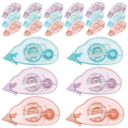 Bulk Pack of Double Sided Adhesive Tape Rollers for Crafting and Gift Wrapping - Ideal for Scrapbooking, Cards, and Journaling (3 colors 24Pcs)