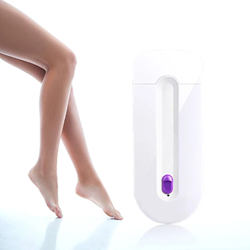 Women Rechargeable Epilator Remover Hair Removal Razor Sensor-Light Technology Leg Hair Remove Smooth Touch Instant Pain Free