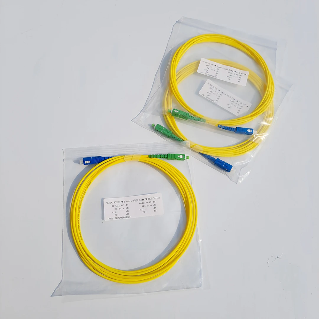 

Simplex Mode 3.0mm LSZH Fiber Patch Cord SC APC-SC UPC 10 pcs/lot