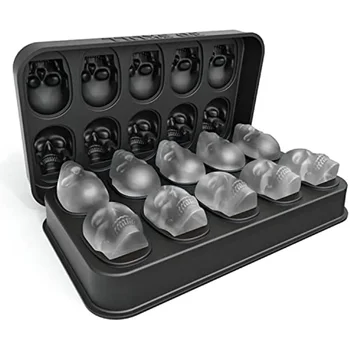 Skull ice cube tray 1
