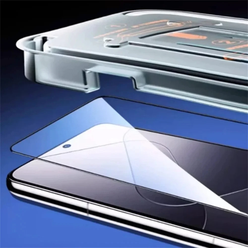 Premium Tempered Glass Screen Protector with Oleophobic Coating - Dust-Free Packaging