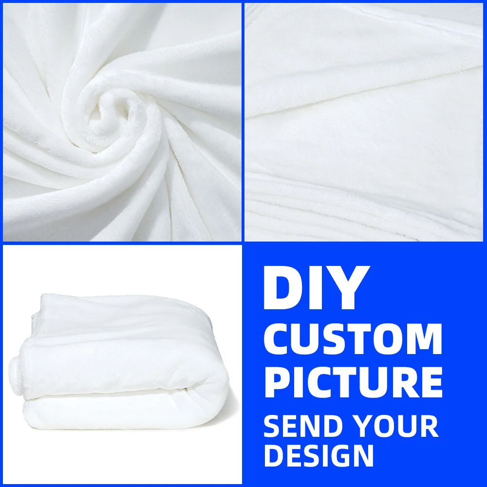 soft cartoon custom flannel New plush blanket anime air conditioning living room blanket bedroom children's bed sofa cover 2