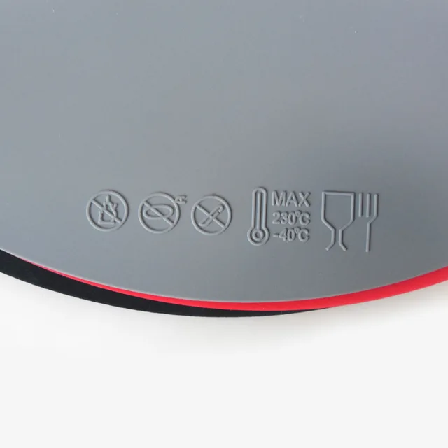 22 Cm-Es Puha Nem Tapadás, Kerek Mikrohullámú Szőnyeg Sütőpad-Rezisztens Szilikon Sütőpad Indukció - Image 5