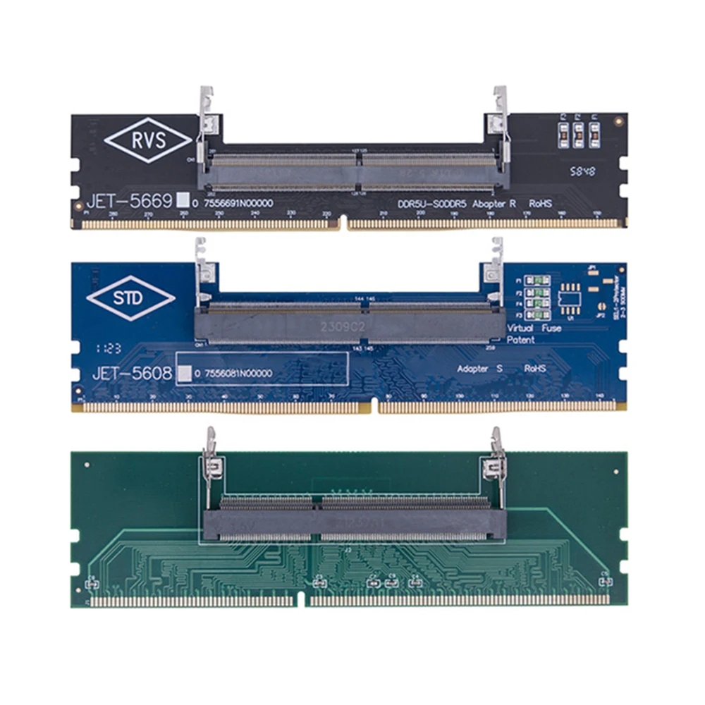 Laptop to Desktop Memory Adapter Card - RAM Connector Converter DIMM to SO-DIMM
