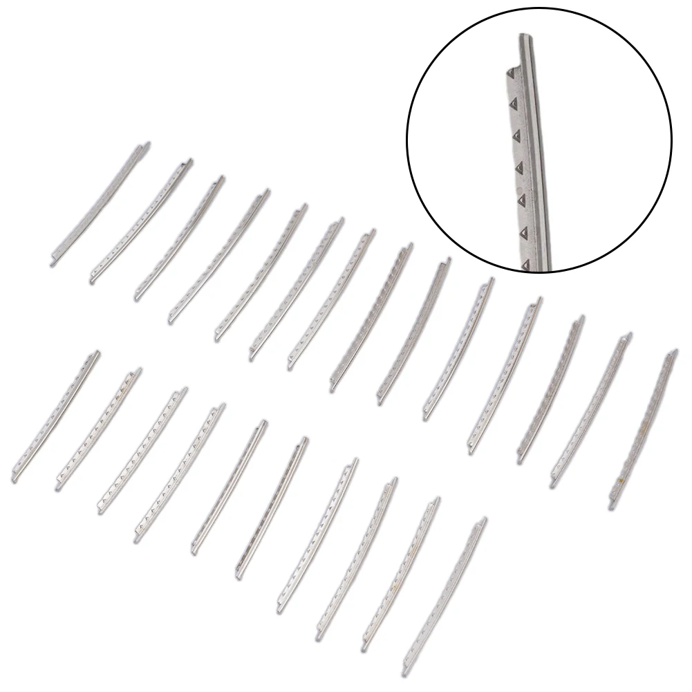 

24Pcs Set Electric Guitar Bass Frets Wire Fretwire 2.2mm Copper-Nickel Alloy For ST/LP/SG Electric Guitar Parts Accessories