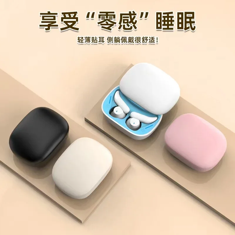 

2024 Sleep Wireless Earbuds TWS Bluetooth Earphones for Sleeping With Ultra-Light Soft Silicone Noise Reduction Headphone C27