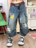 Summer Women Tomboy Jorts Harajuku Cargo Jean Shorts 2000s Japanese Denim Pants Y2K Streetwear High Street Korean Fashion New - Image 4