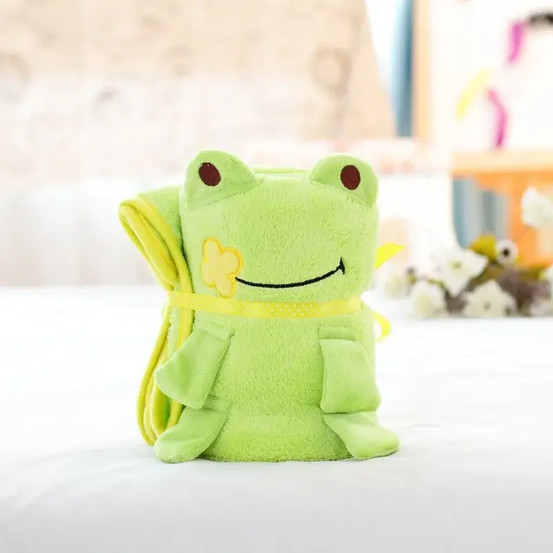 100*80cm Soft Coral Fleece Baby Blanket Newborn Swaddle Wrap Flannel Blanket Office Nap Blanket Baby Stuff 5
