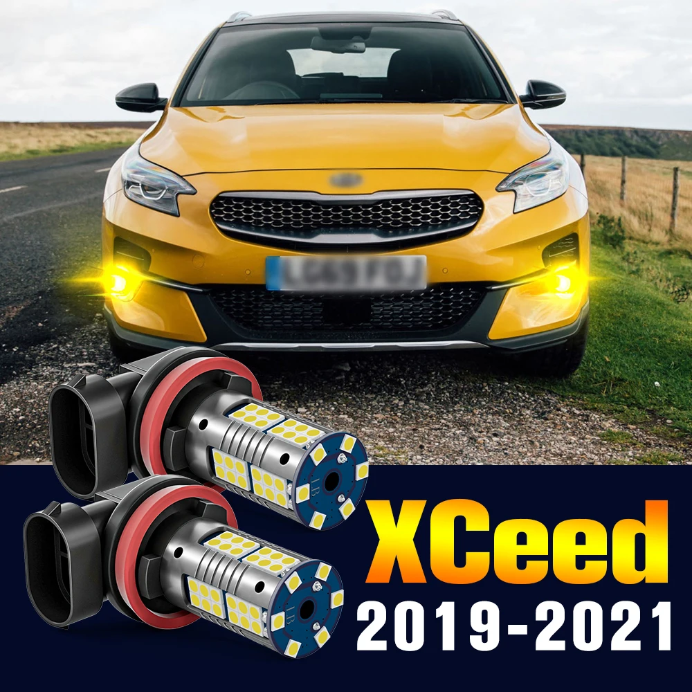 2Pcs Led Fendinebbia Per Kia Xceed 2019-2021 2019 2020 2021 Accessori