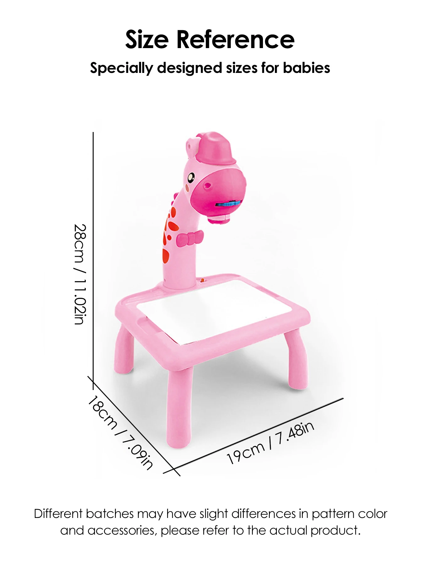 Children led projector drawing table toy painting set table educational board learning tools painting toys for children 5