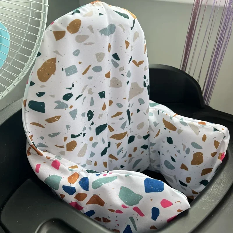 Inflatable baby seat Sofa support seat cover Baby sofa seat cover Baby eating chair Infant Seat High Chair Cushion Double Sided Printing Seat Cover Highchair Inflatable Back Cushion
