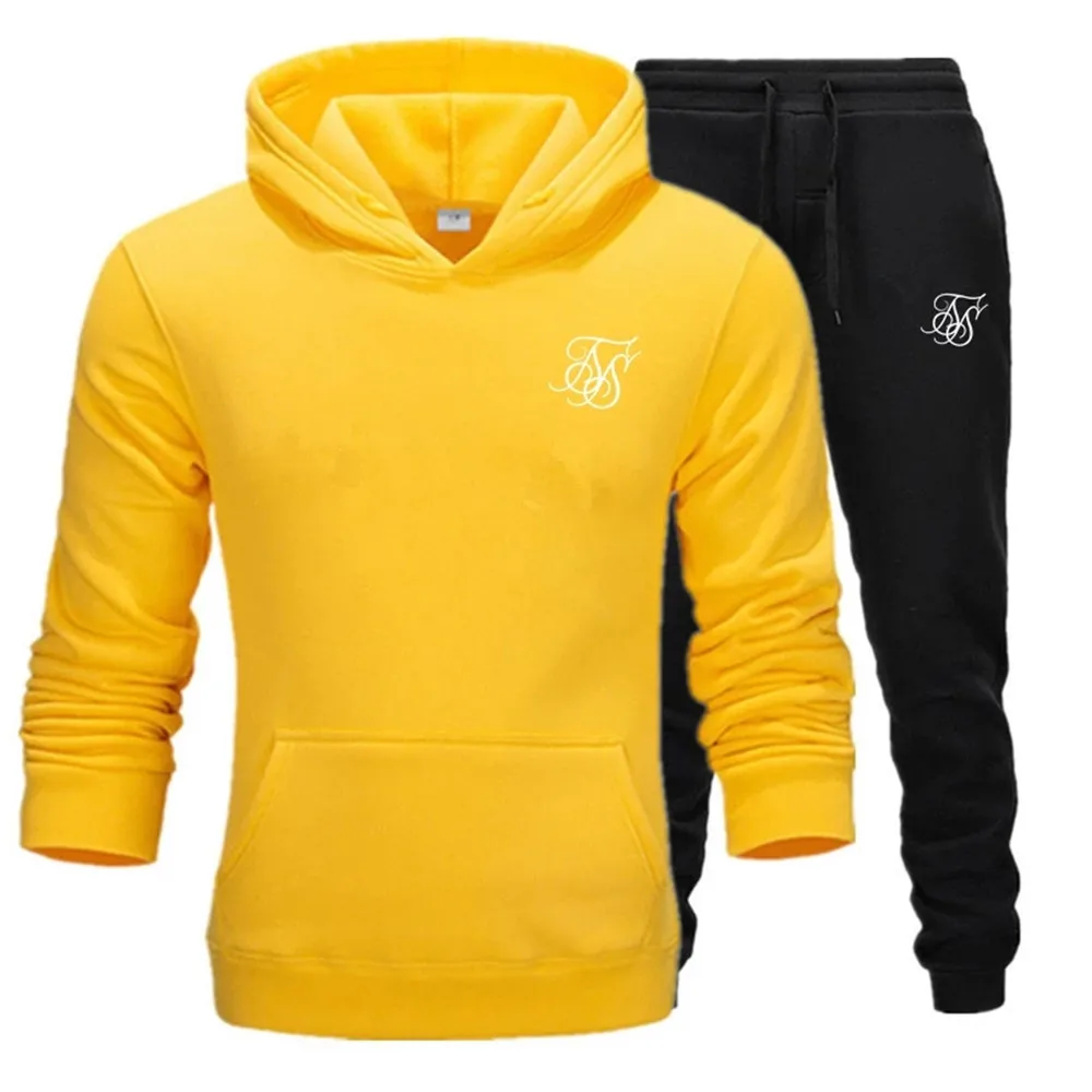 Men Autumn Spring Sporting Sweatshirt Sweatpants Tracksuit