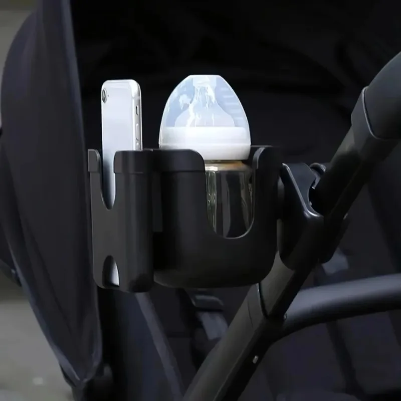 Universal Stroller Accessory: Anti-Slip Cup & Phone Holder