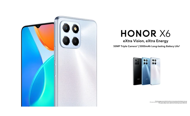 HONOR X6 X6S Smartphone 6.5 Inches Display 5000mAh Large Battery 50MP  Triple Camera Supercharging Cellphone