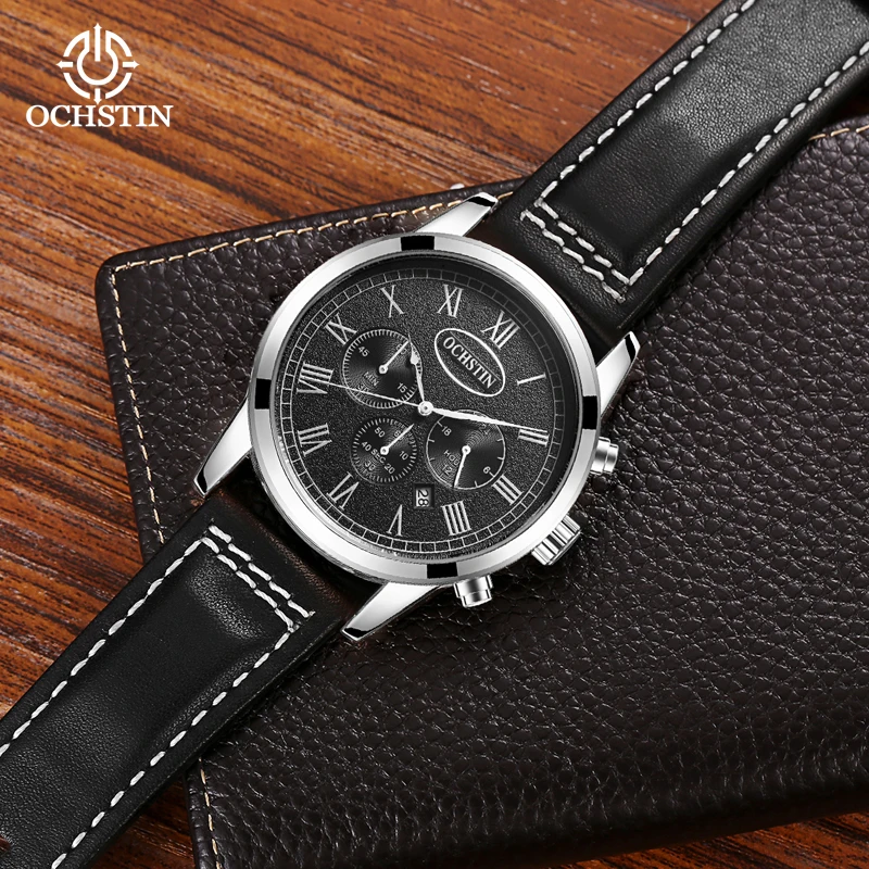 Ochstin new 2023 Navigator series business high-end luxury multi-functional quartz movement luminous men's quartz watch