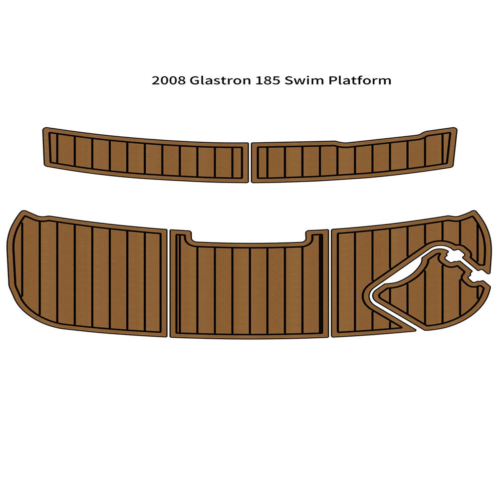 

Swim Platform Step Pad Boat EVA Foam Teak Deck Flooring Mat For 2008 Glastron 185