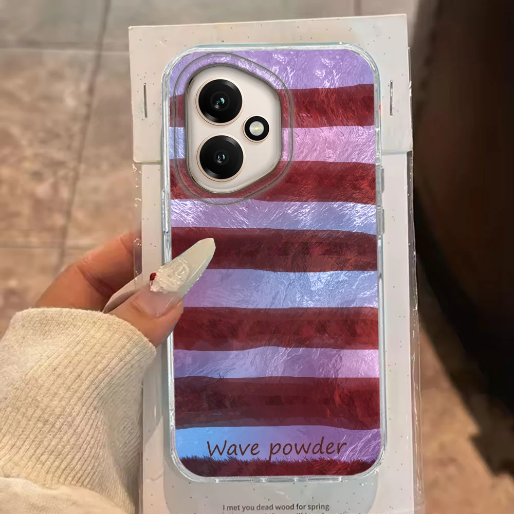 Color Striped Minimalist Phone Case Cover