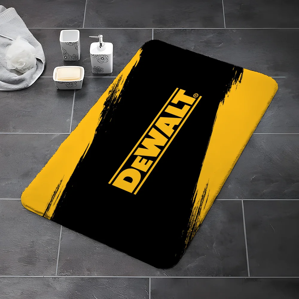 DeWalts Bathroom Foot Mat for Hallway on the Floor Entrance Doormat Outdoor Rug Modern Home Decoration Accessories Cute Carpet 2